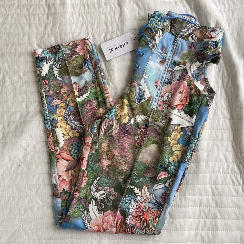 SheinX patterned pants